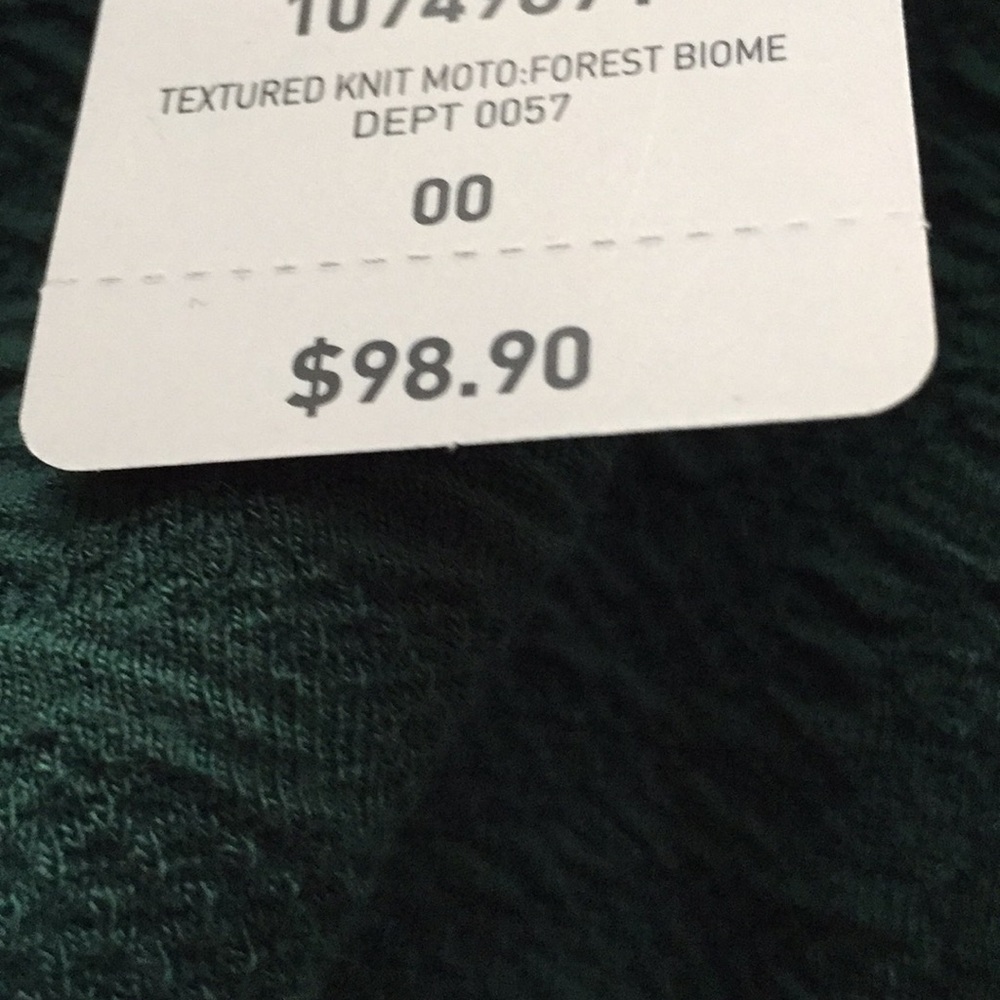 🌹SOLD🌹TORRID 1Forest Green Brocade Knit Jacket - Picture 5 of 6